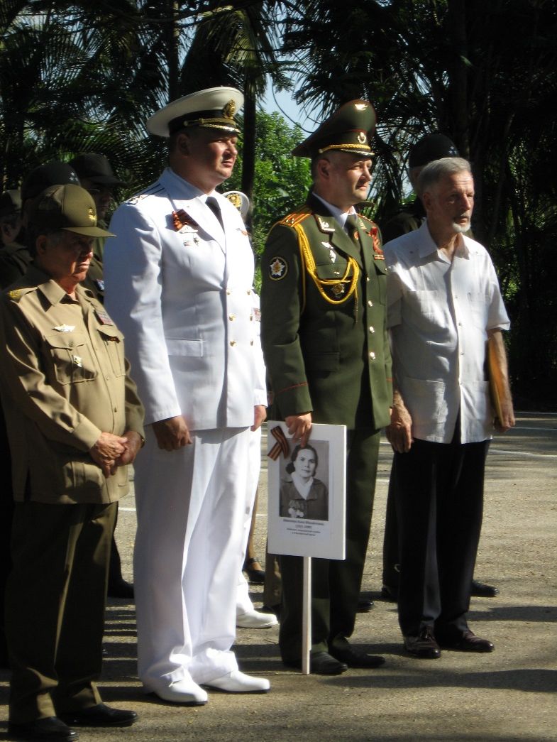 Михаил Макарук, военные атташе Белоруссии и России, начальник управления Министерства РВС Кубы