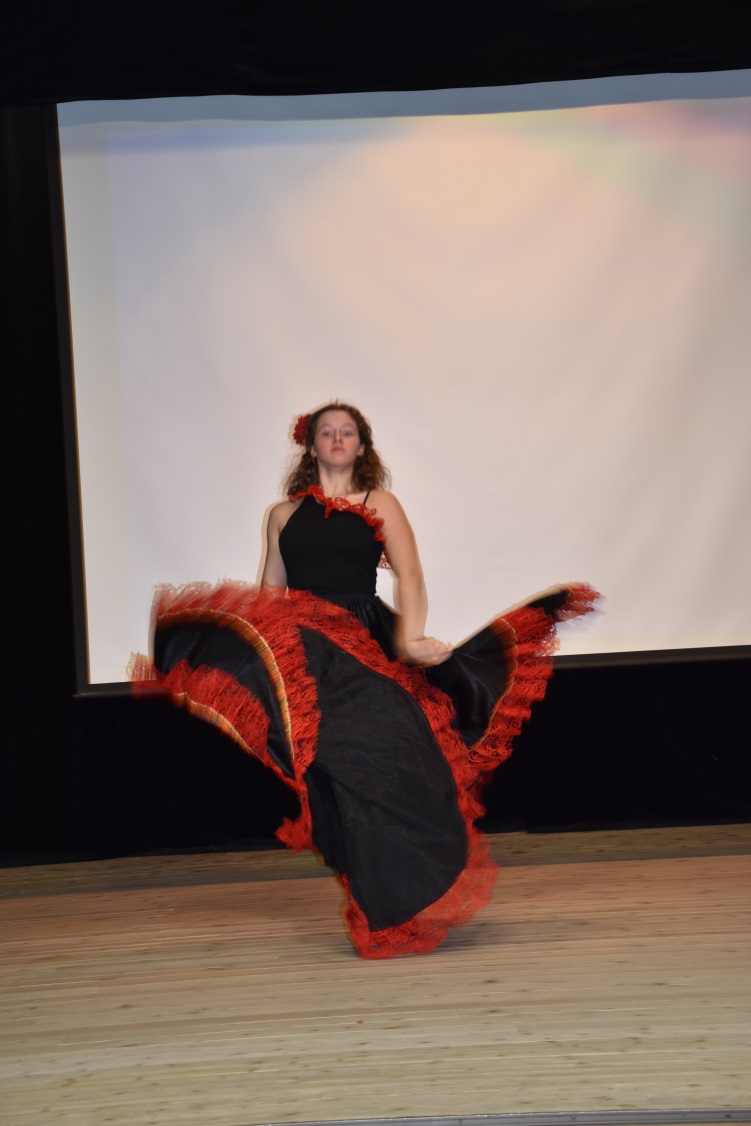 Зарецкая Анастасия  исполняет «Испанский танец»